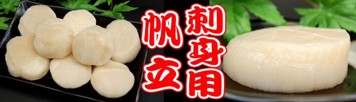 刺身用帆立
